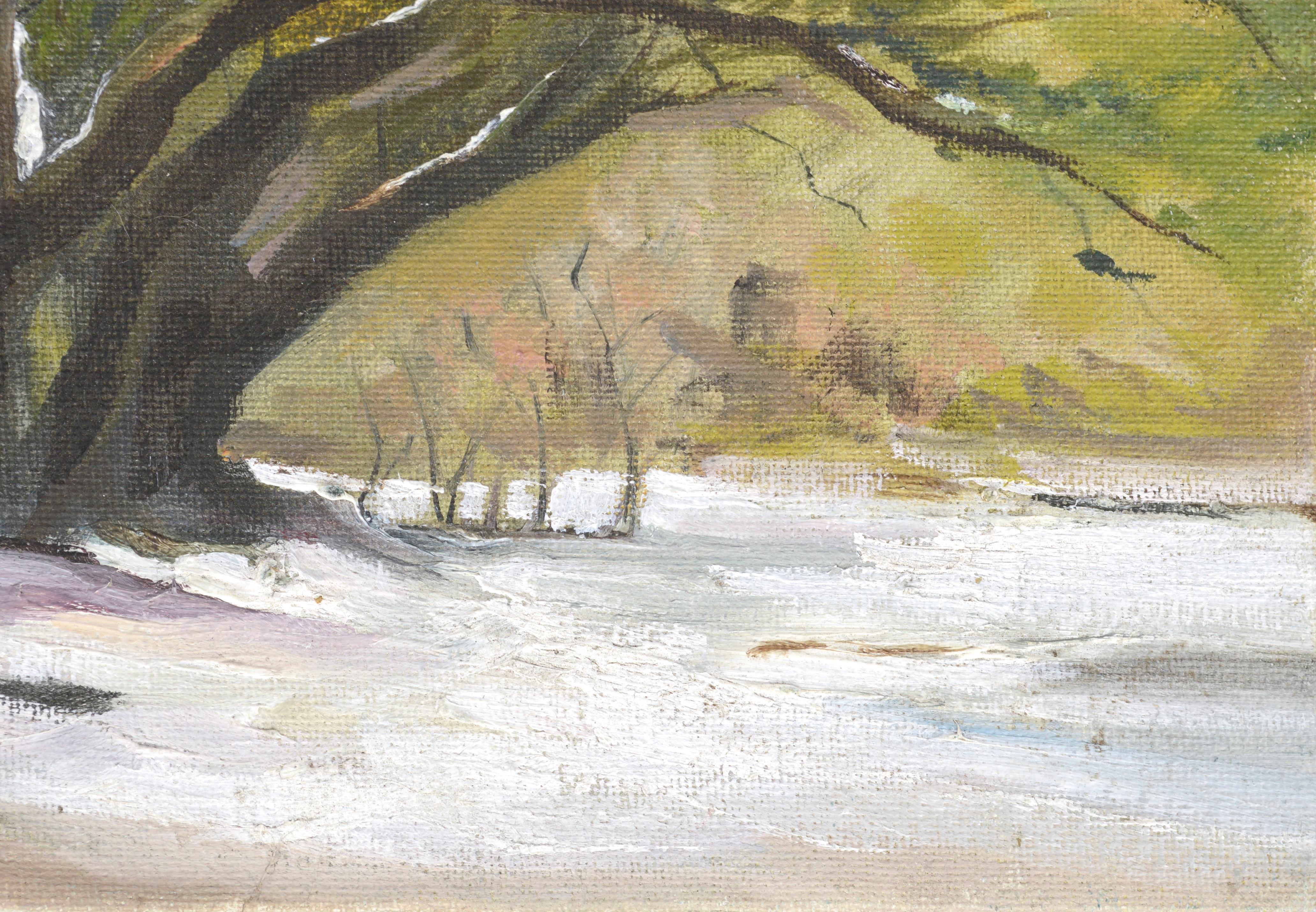 snow tree landscape