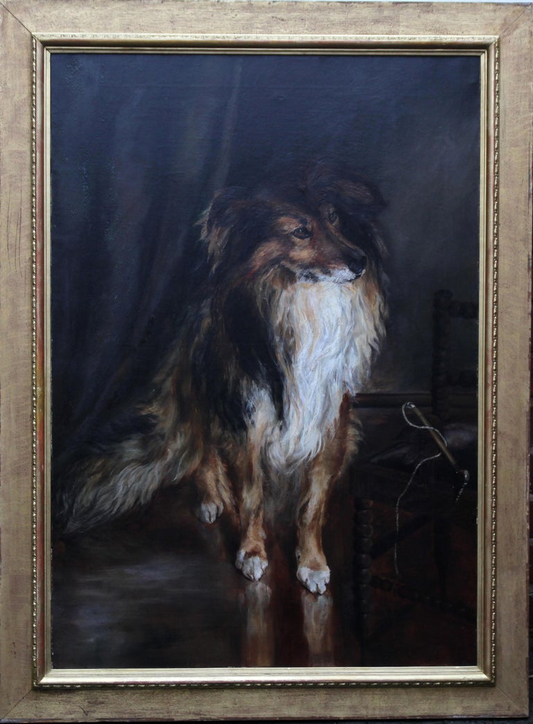 Kathleen Olander Portrait Of A Collie British Victorian Art