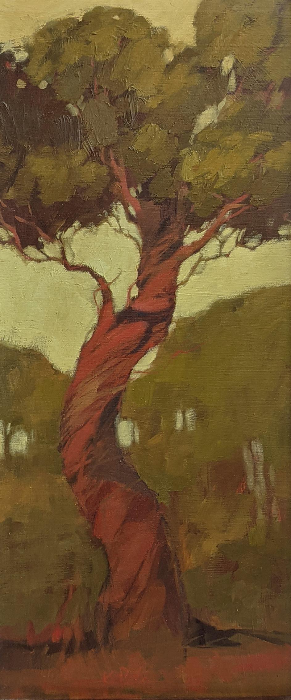 Kathleen Peterson Figurative Painting - Red Cedar