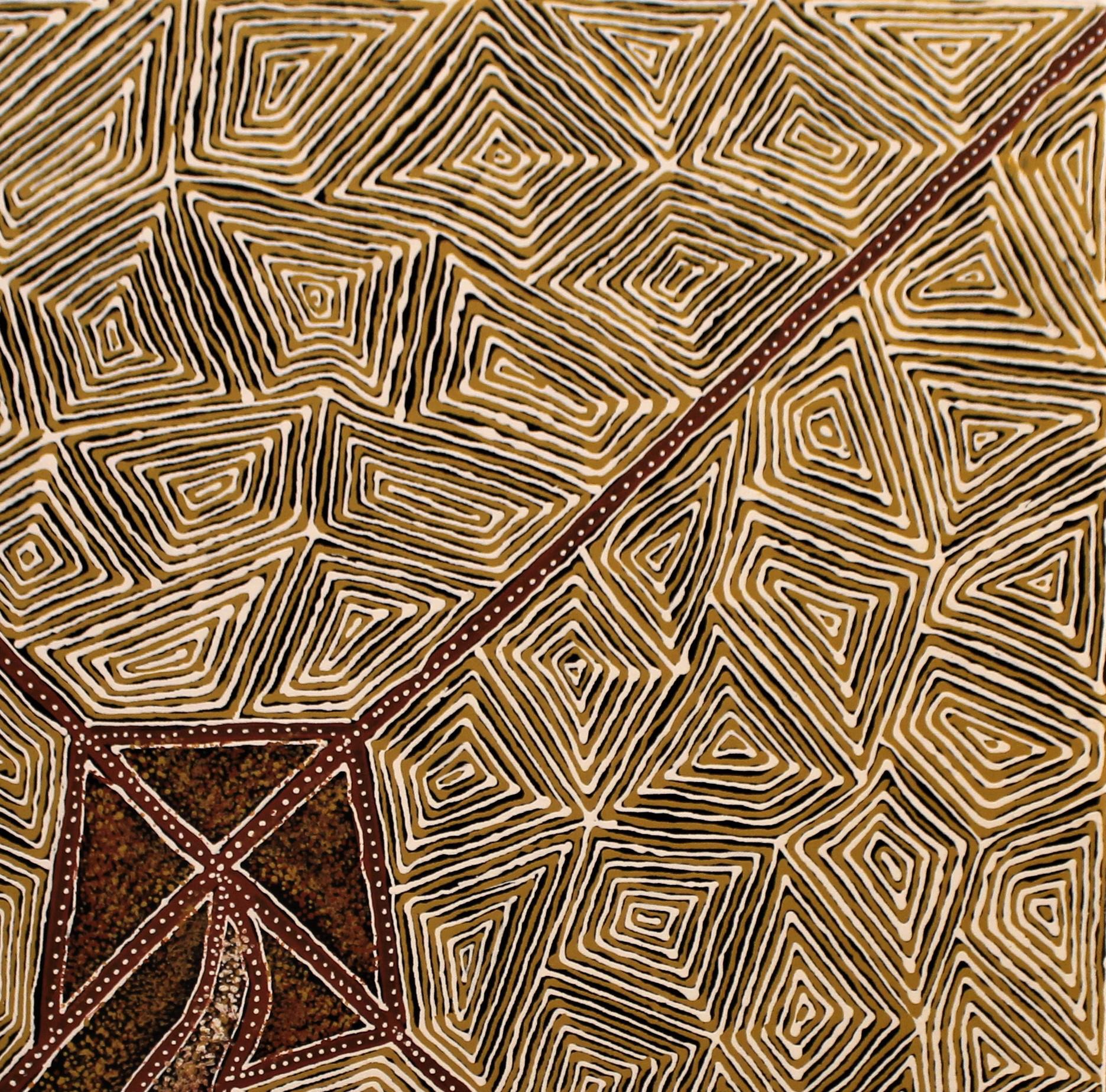 Aboriginal Painting by Kathleen Petyarre For Sale 2