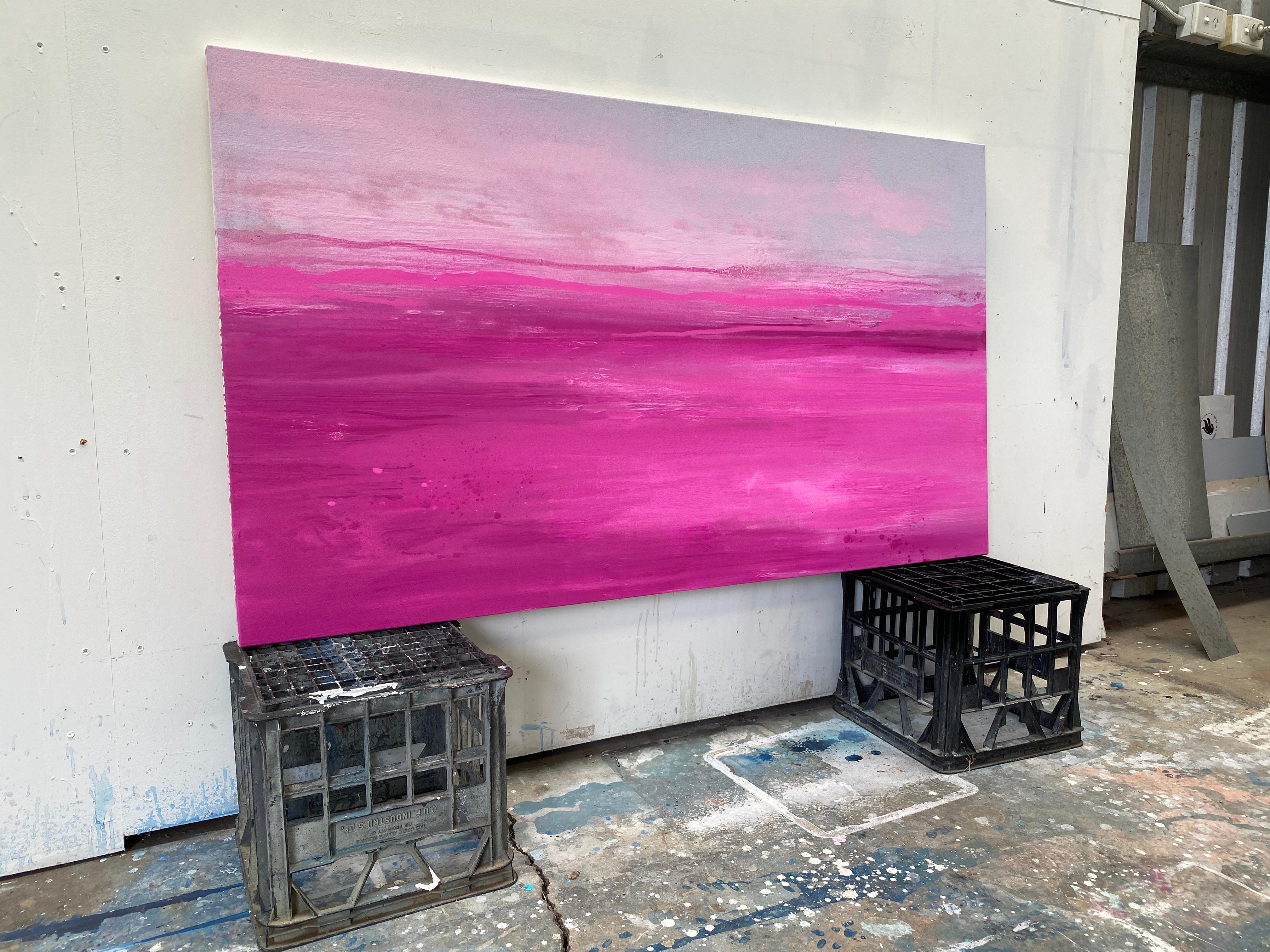 simple pink paintings