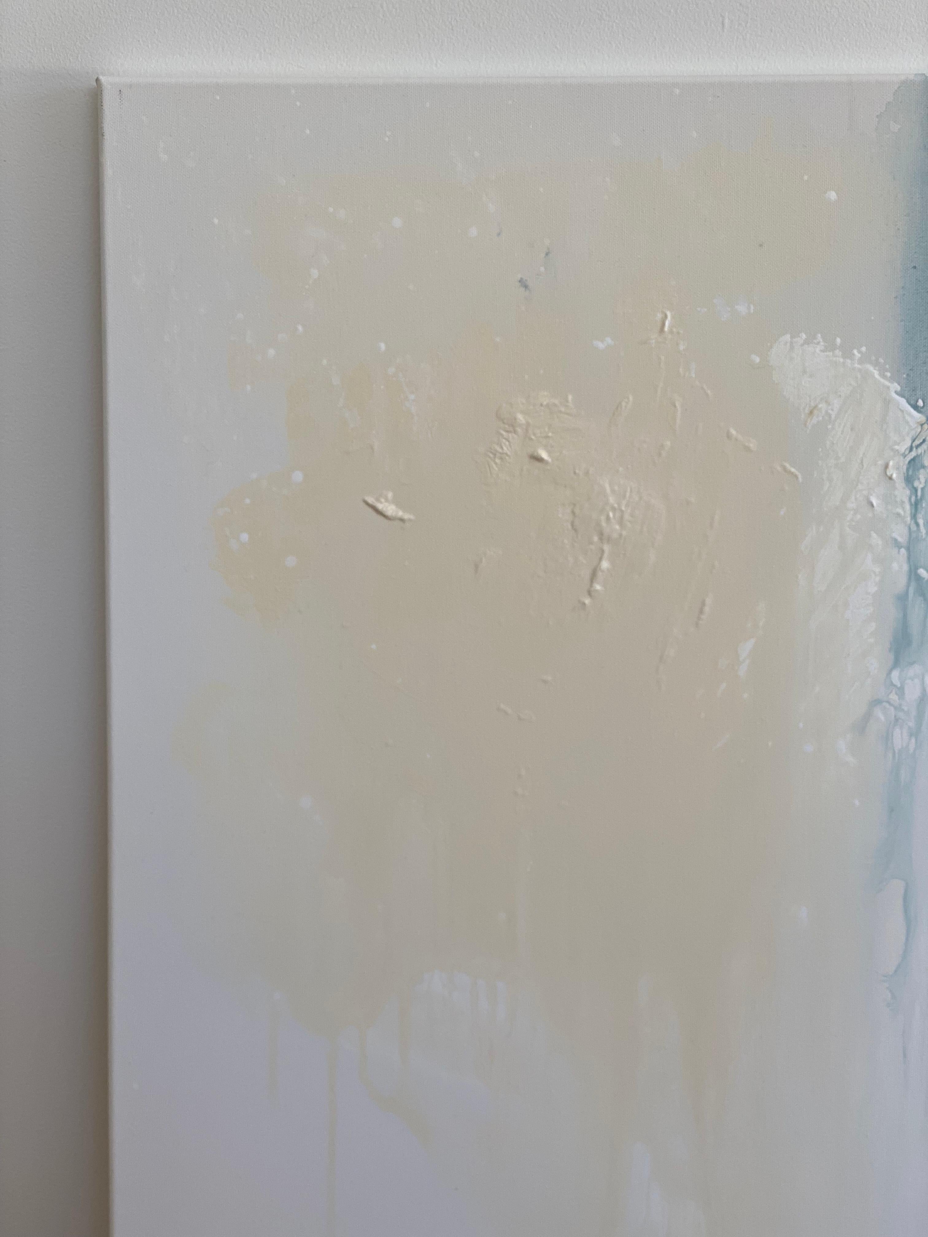 Its Blue: Peace & Quiet Organic Modern Wabi Sabi abstract minimalist painting  10