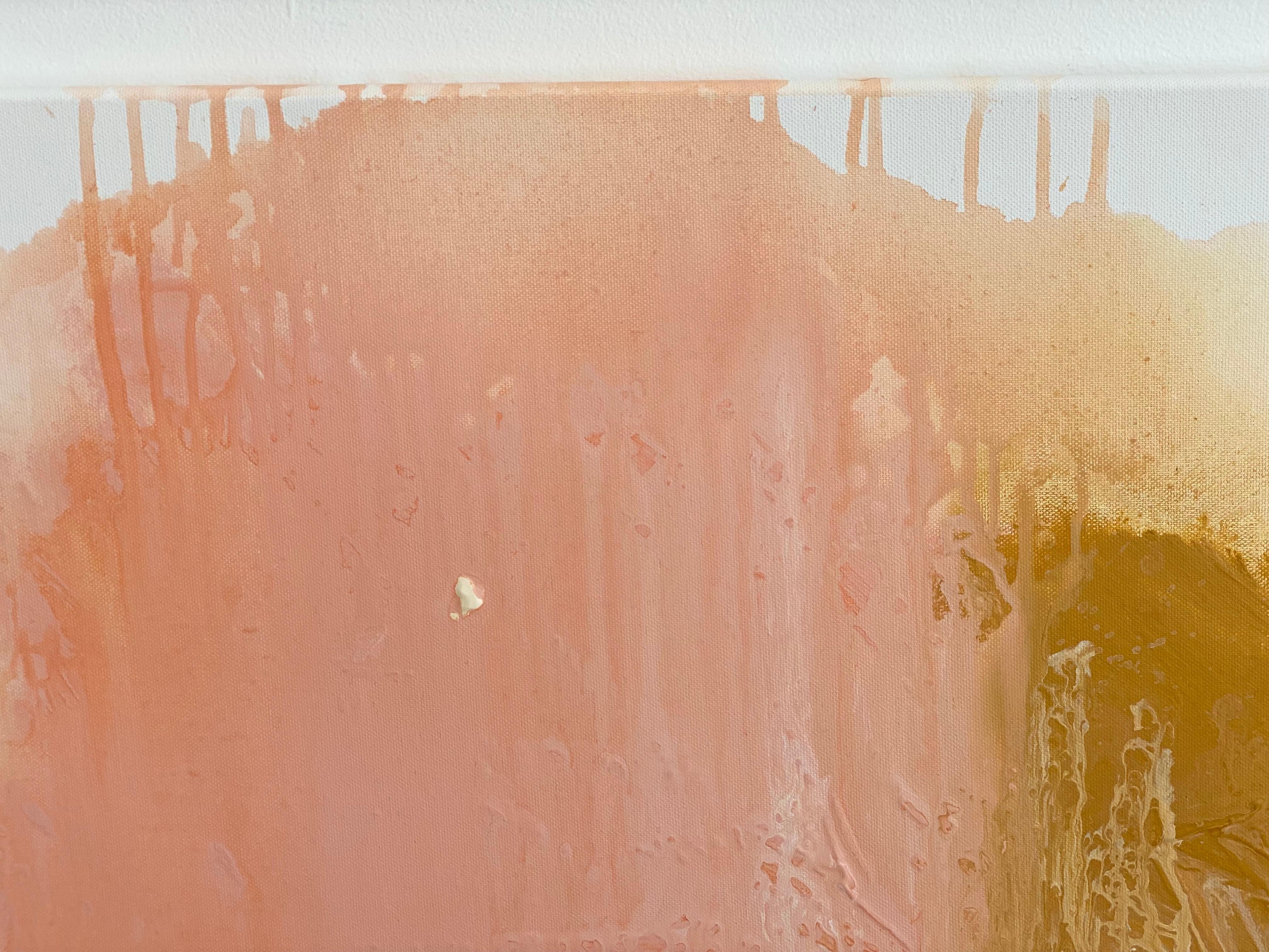 Its Pink: Peace & Quiet Organic Modern Wabi Sabi abstract minimalist painting 7