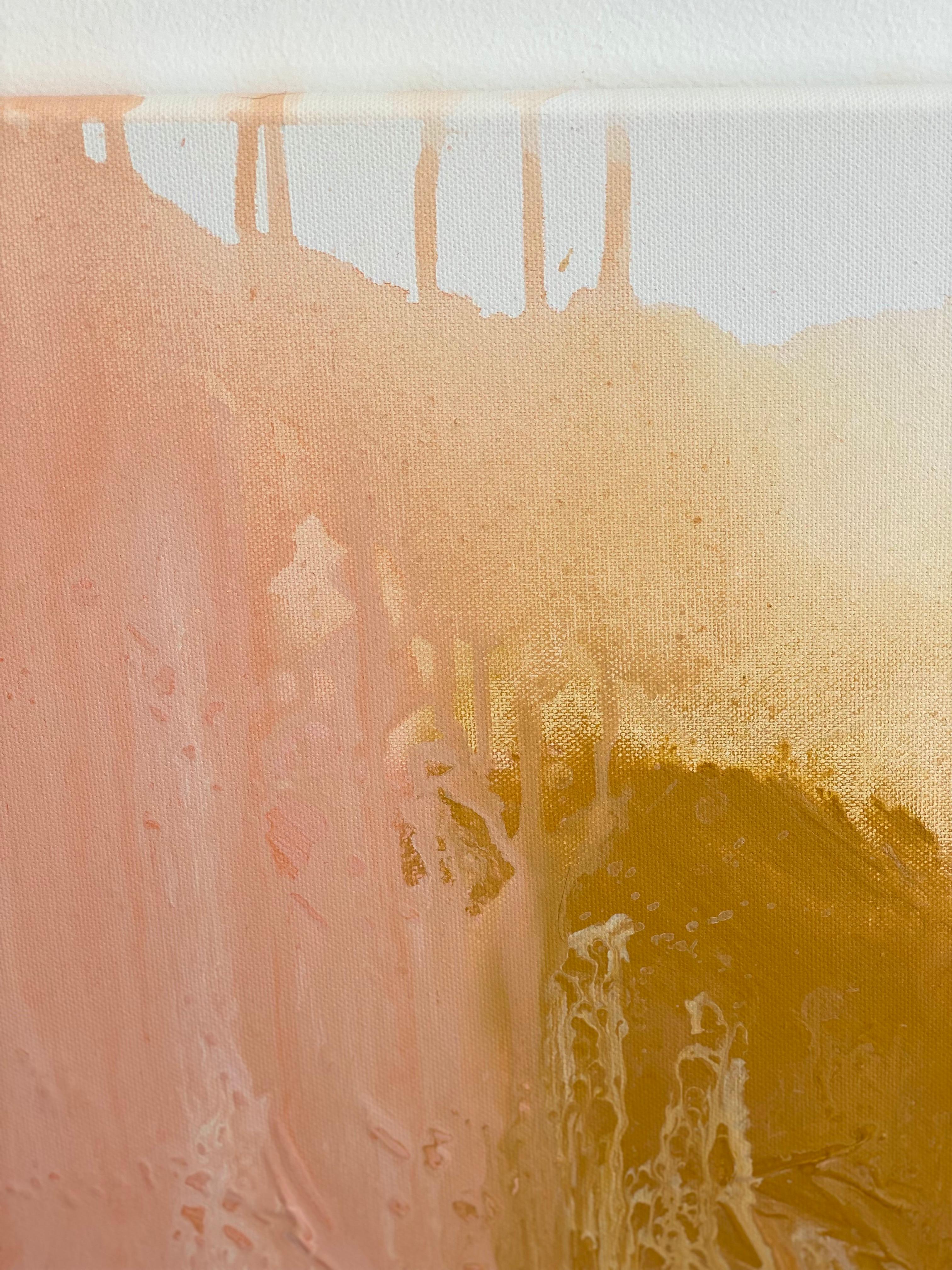 Its Pink: Peace & Quiet Organic Modern Wabi Sabi abstract minimalist painting 15