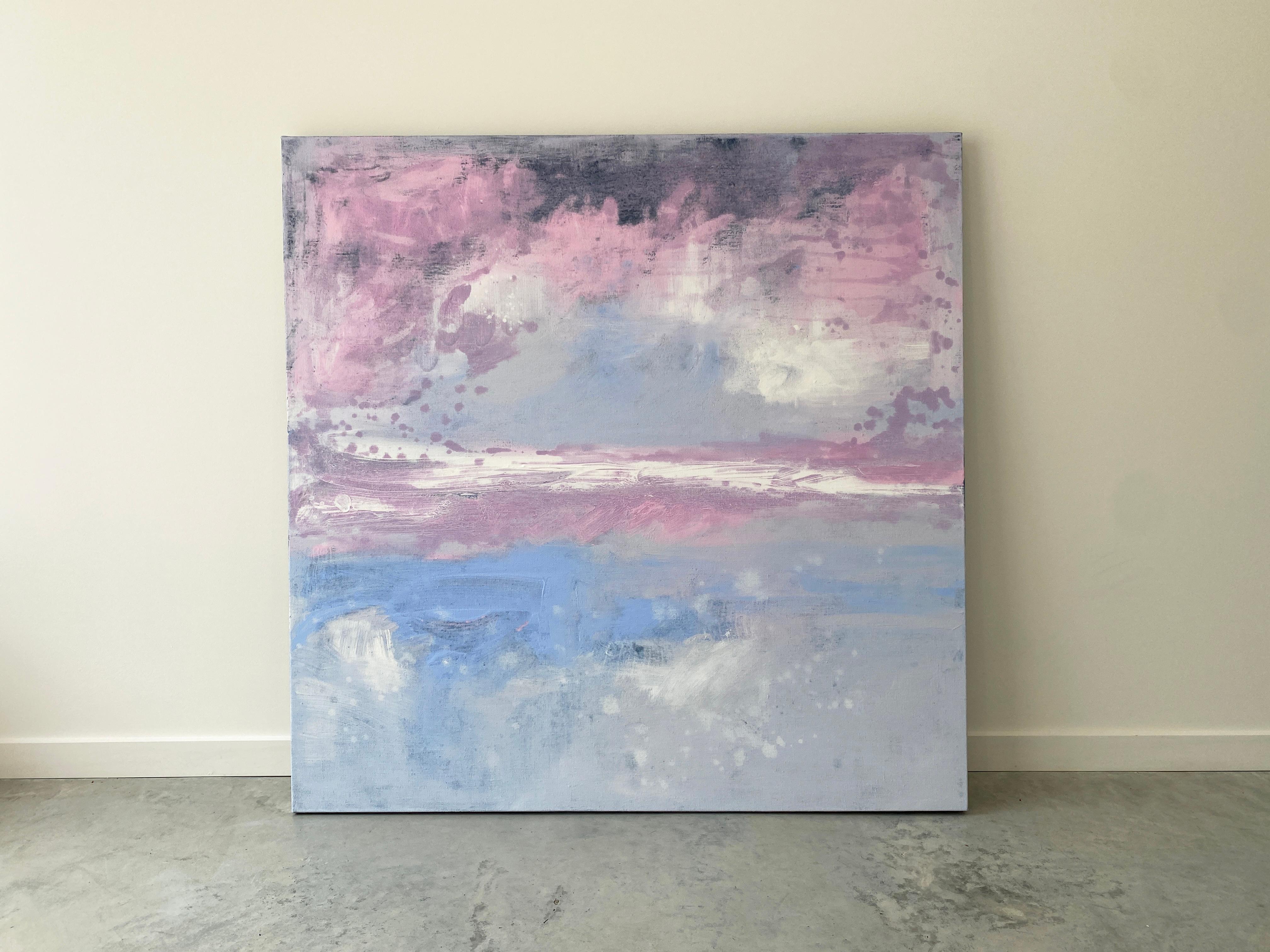 New Horizons is an abstract expressionist collection of original paintings exploring the views of the natural world and the beauty of the vast Australian landscape. Painted on raw French linen with built up layers of paint revealing ghostly