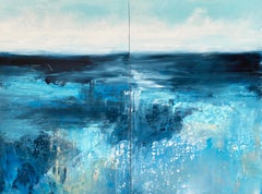  Wild Beauty: Big is Beautiful Large Scale Abstract Diptych Collection