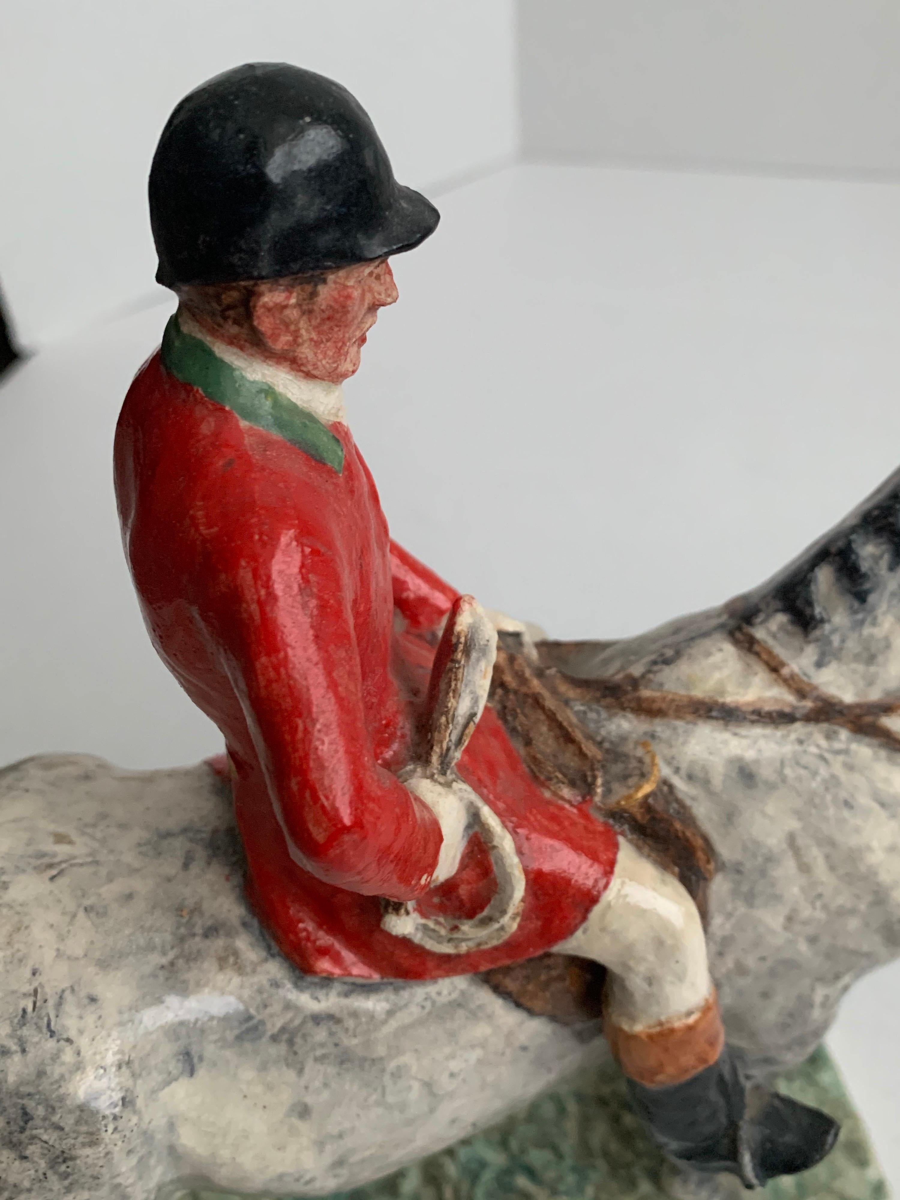 Kathleen Wheeler Crump Equestrian Figurine Ceramic Sculpture 11
