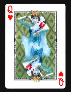 Queen of Hearts - underwater photography, archival metallic paper contemporary