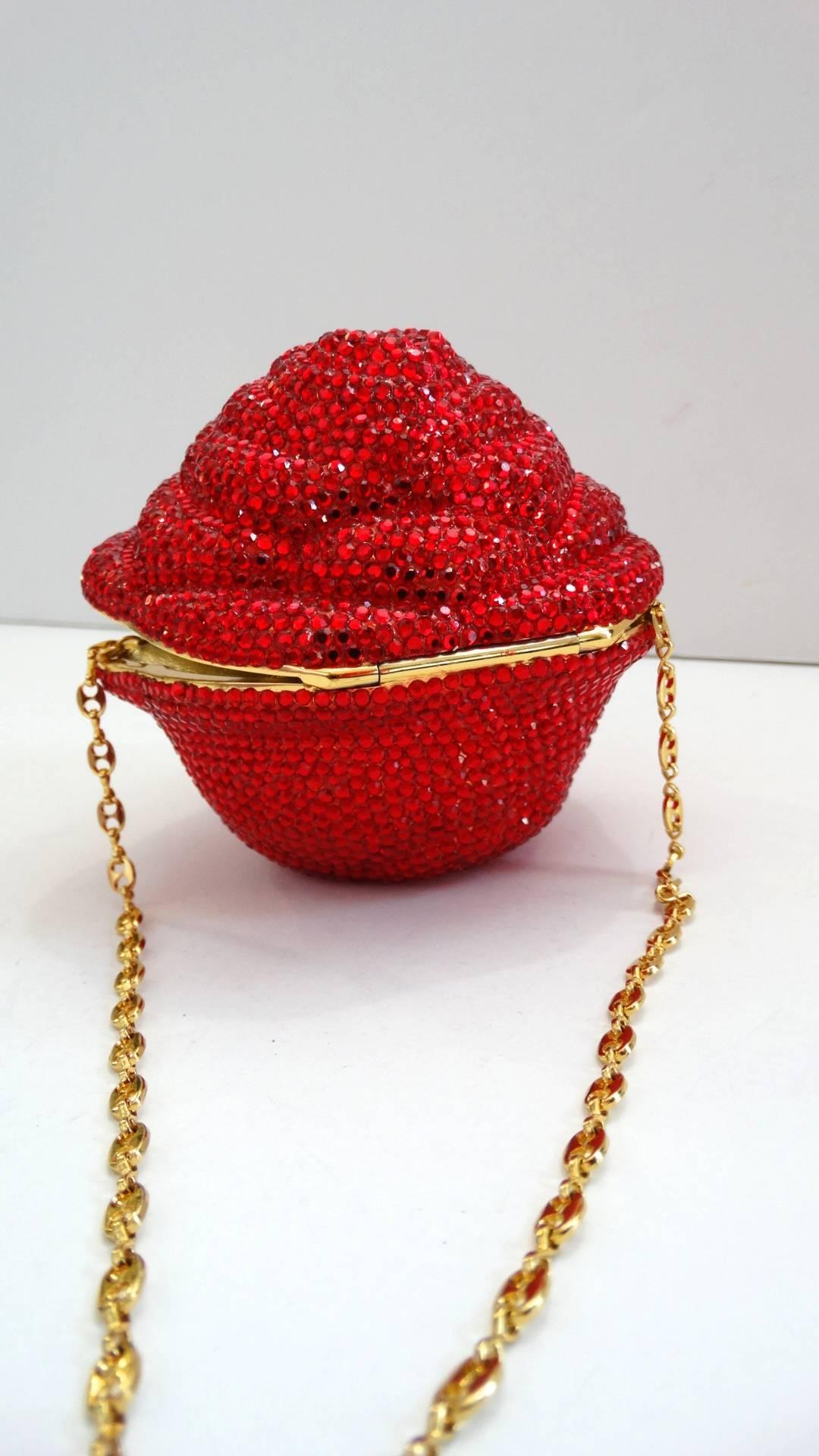 Kathrine Baumann Beverly Hills Red Rose Swarovski Minaudière 3