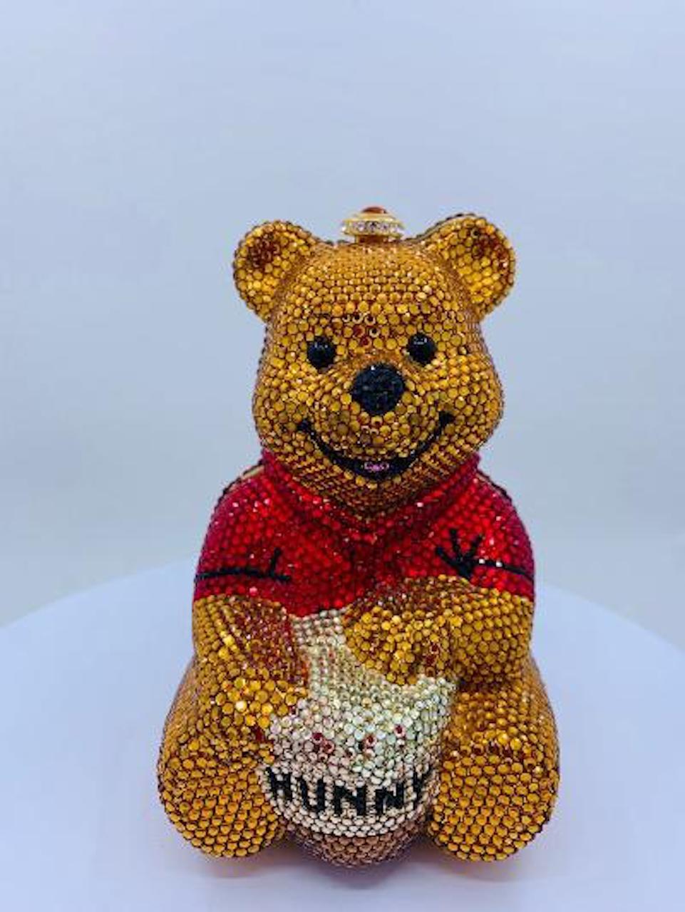Kathrine Baumann Winnie the Pooh With Honey Pot Crystal Miniaudiere Evening Bag 3