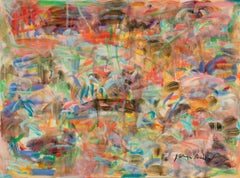 "Random Interlocking Meaning", Contemporary, Abstract, Oil, Painting, Canvas