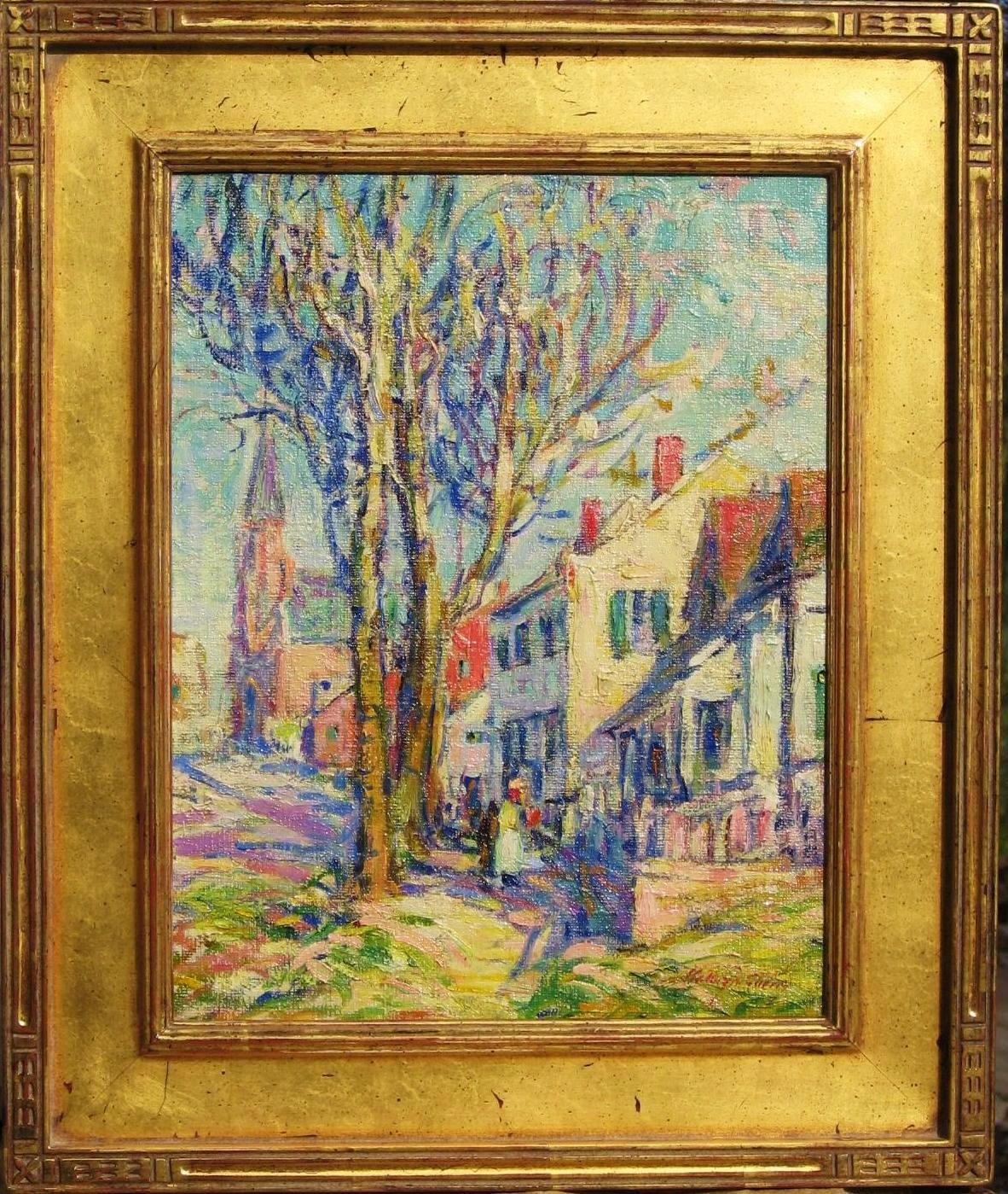 Provincetown Painting, Oil on Board. Important Woman American Impressionist
