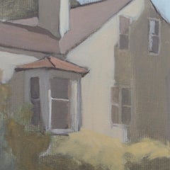 'Bleak House 7-16-2020' - plein air landscape - architectural painting