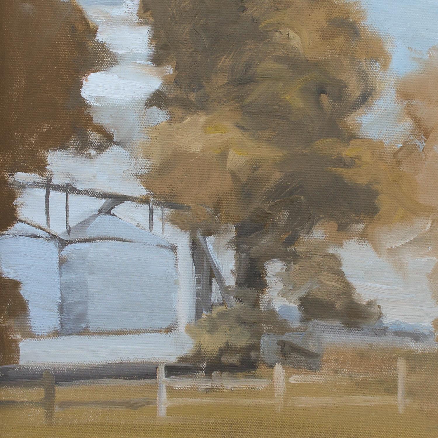 'Inglewood 6-2-2020' - plein air landscape - architectural painting 