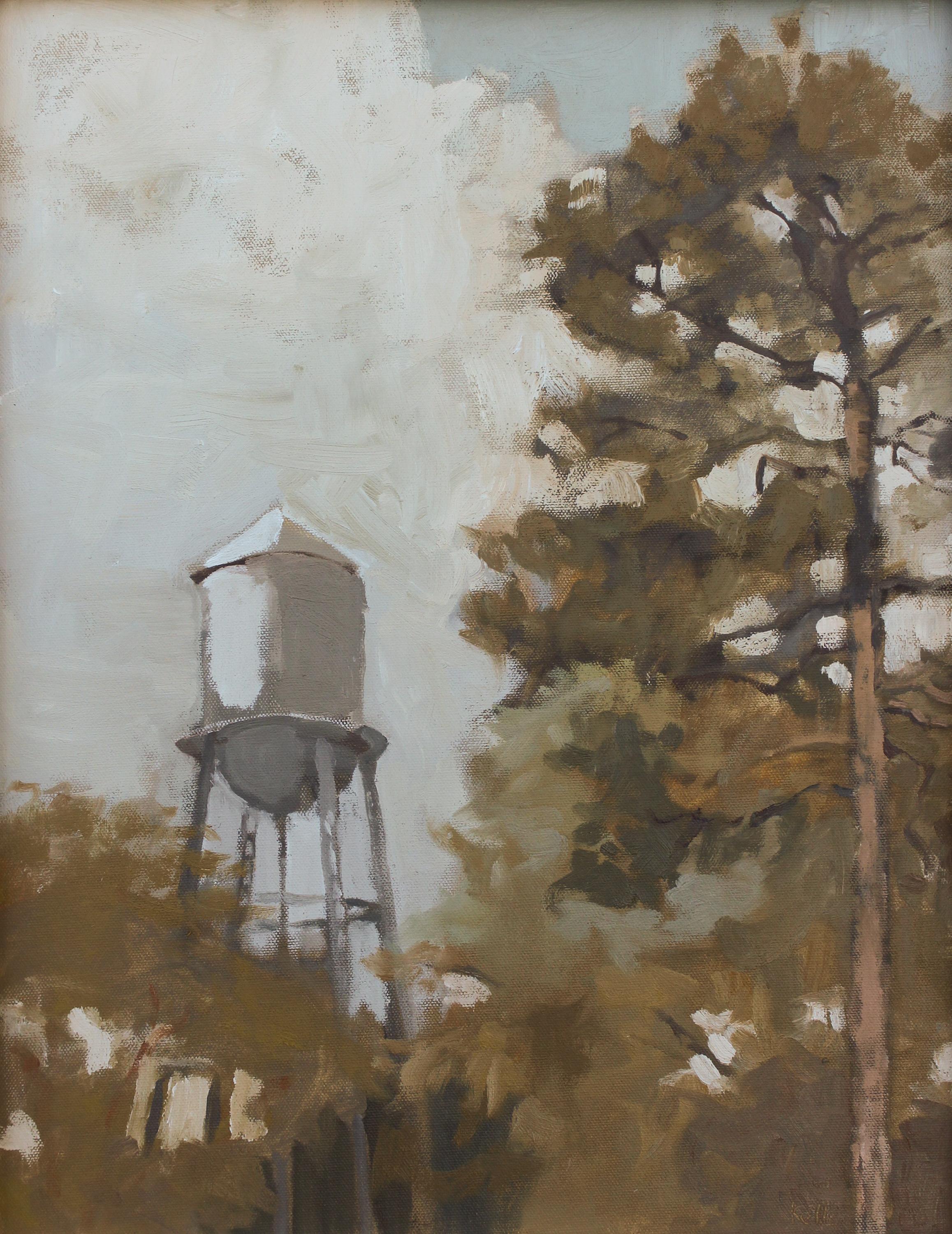 'Inglewood 6-4-2020' - plein air landscape - architectural painting 