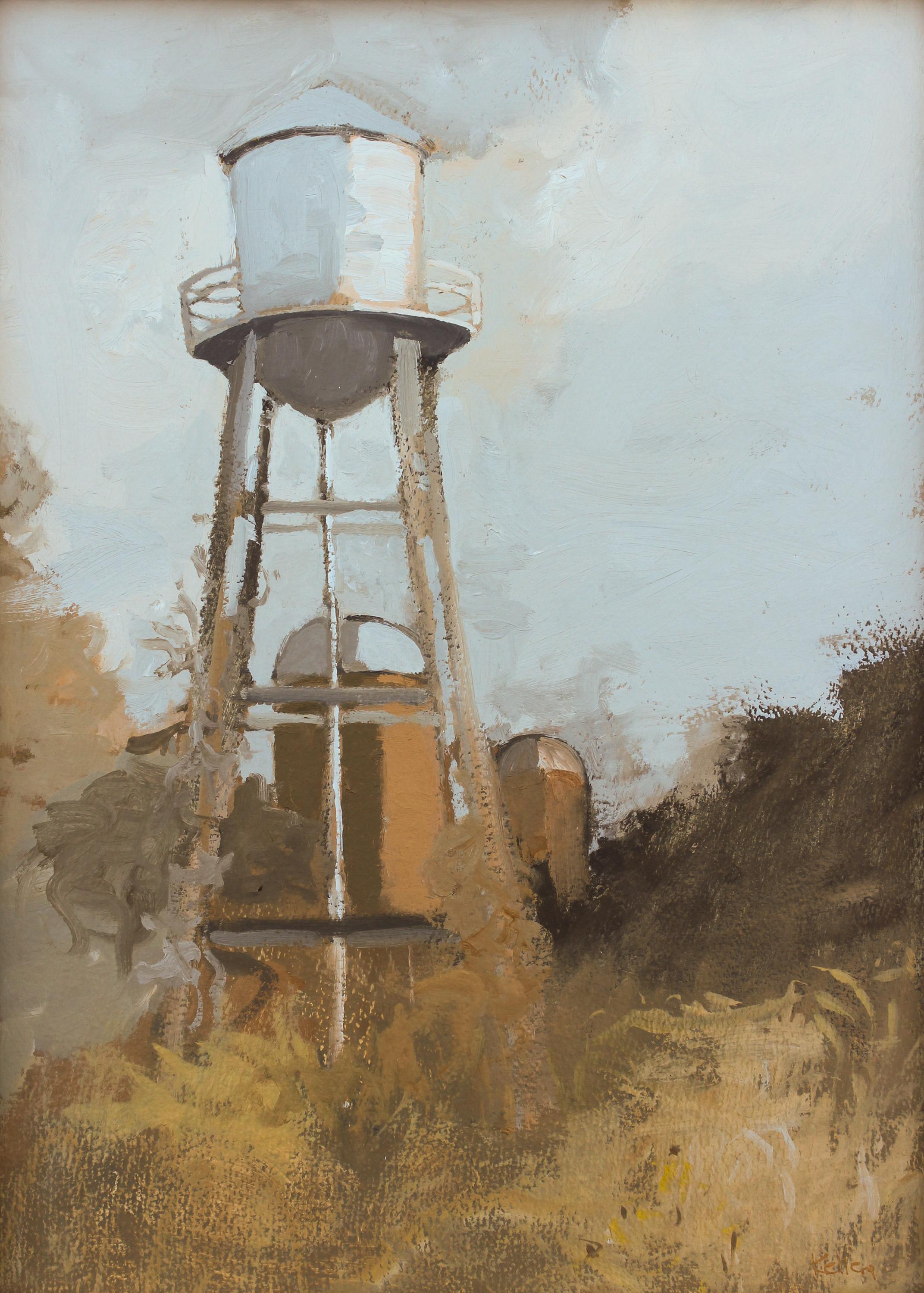 'Inglewood 6-8-2020' - plein air landscape - architectural painting 