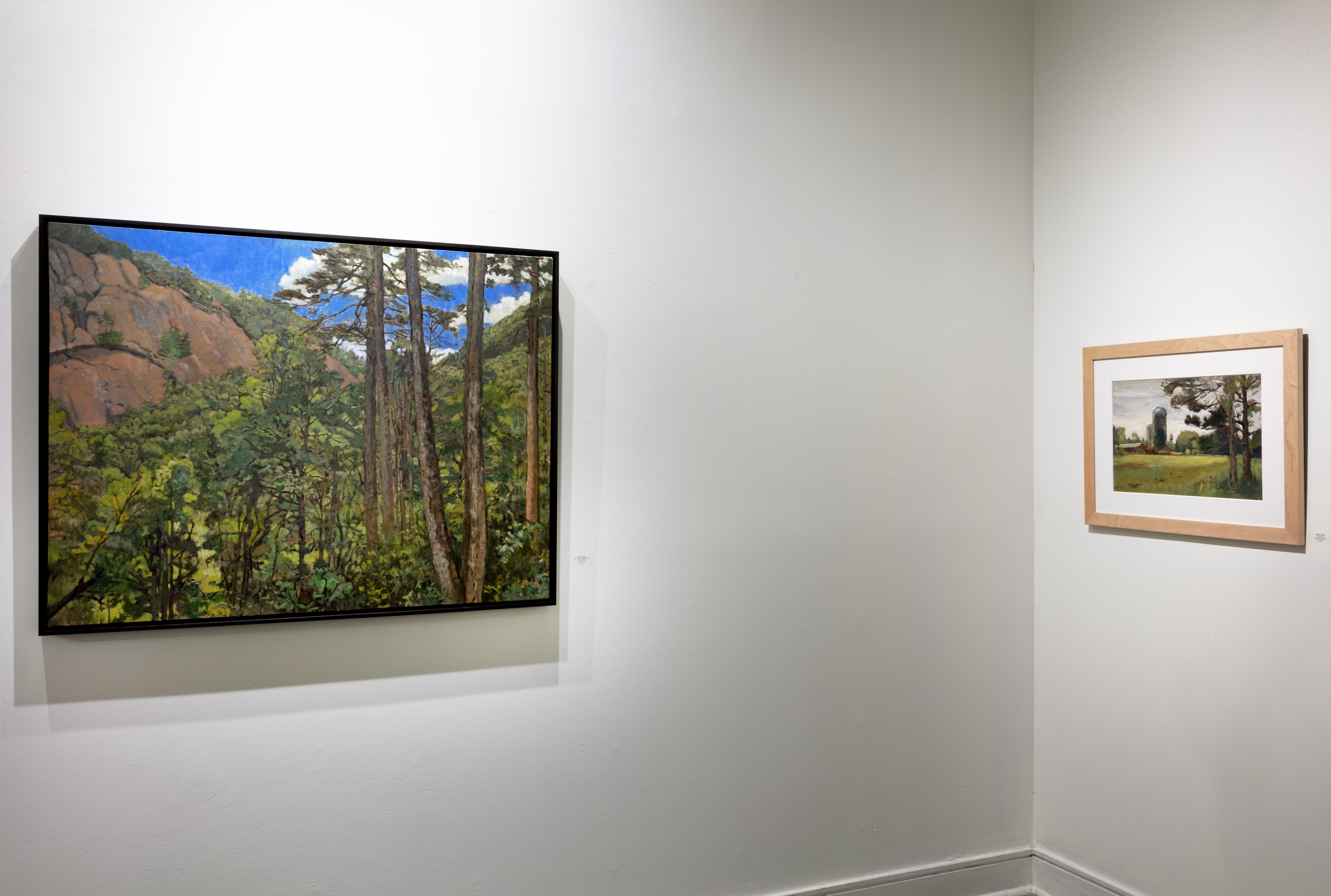 Un'estate in montagna - Painting Realismo americano di Kathryn Keller