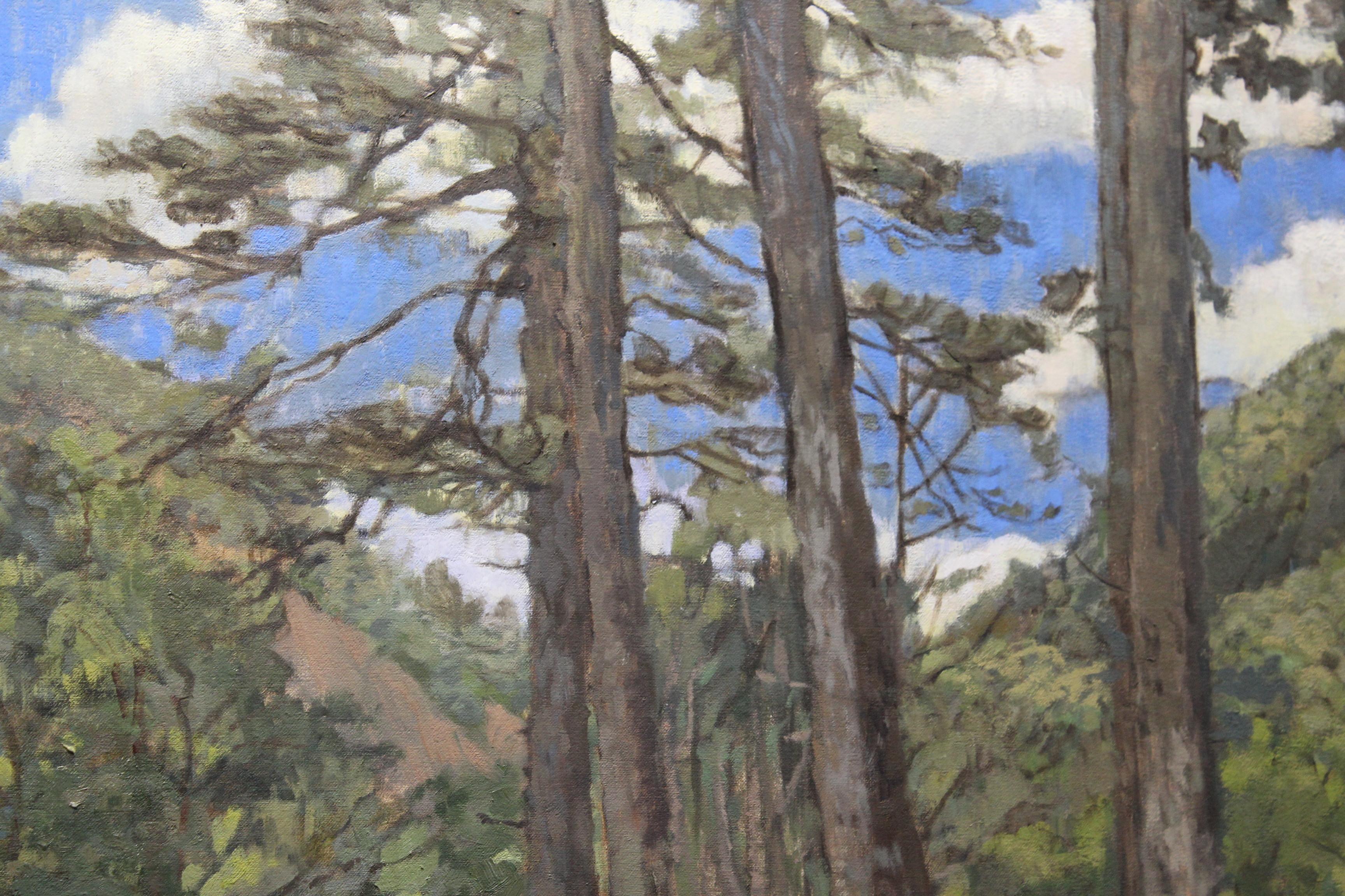 Kathryn Keller Dipinto a olio di Cashiers, NC. 