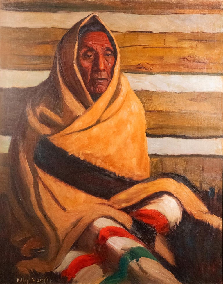 Kathryn Leighton The Blanket Man by Kathryn Leighton For Sale at 1stDibs