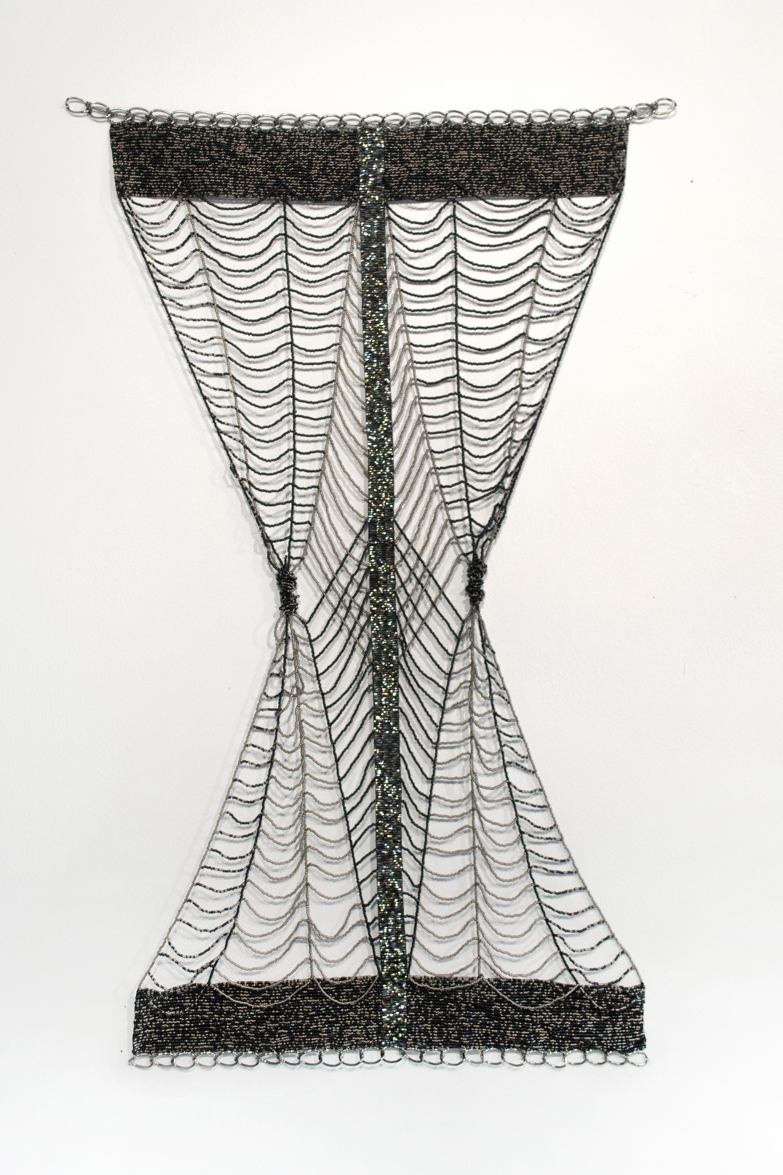 Kathryn Shriver Abstract Sculpture - Contact Tracing: The Slick Spine of Rumor