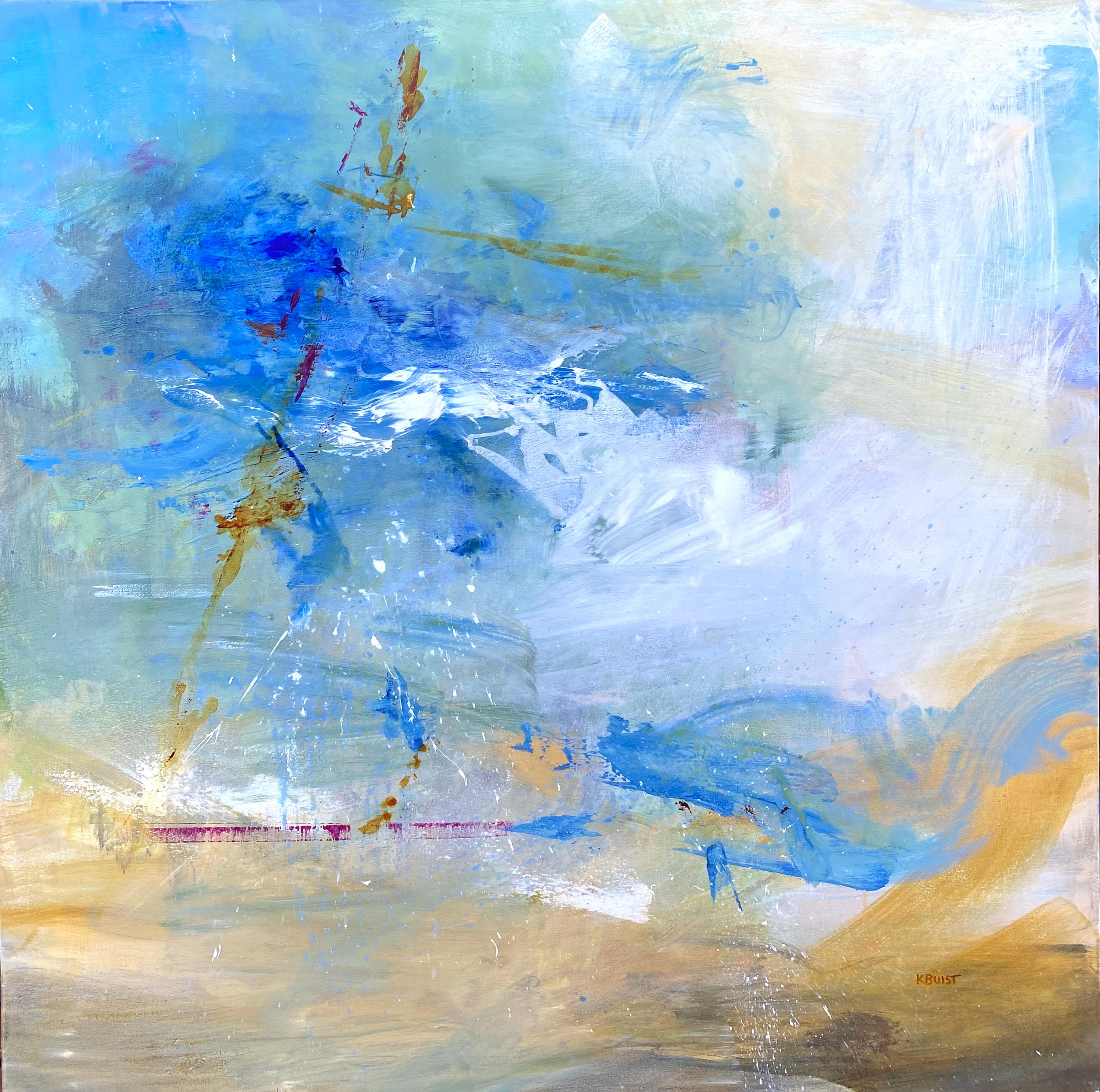 Kathy Buist Abstract Painting - “Dreams 5”
