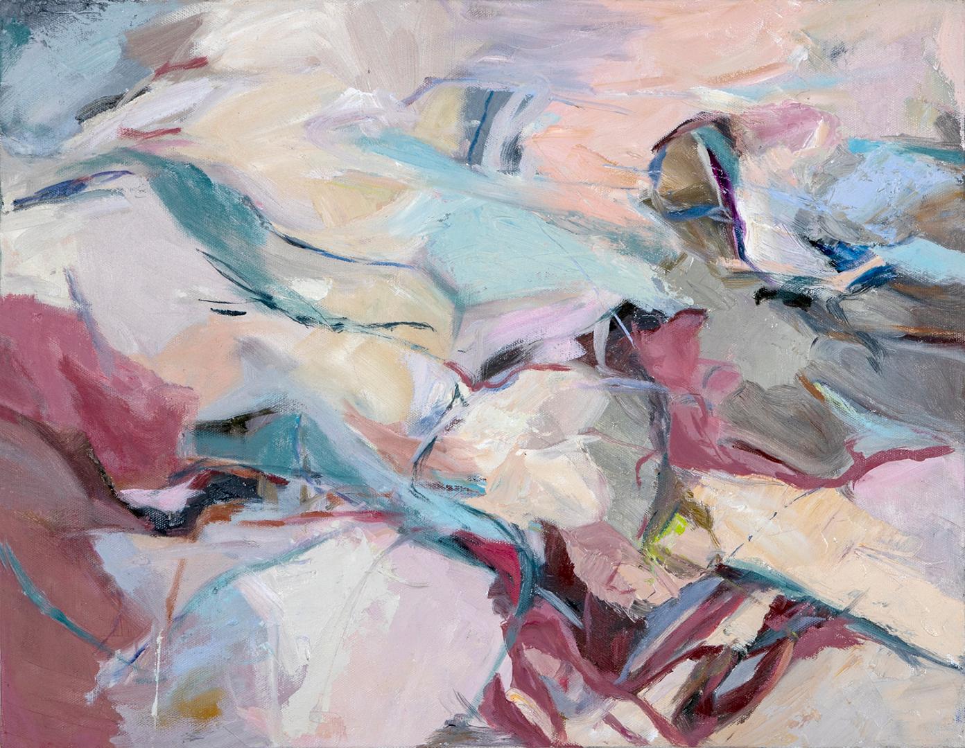 Fragments de lumière (encadré) - Mixed Media Art de Kathy Elliott