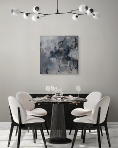 Beyond the Cloudy Sky (acrylic on canvas 30" x 30")