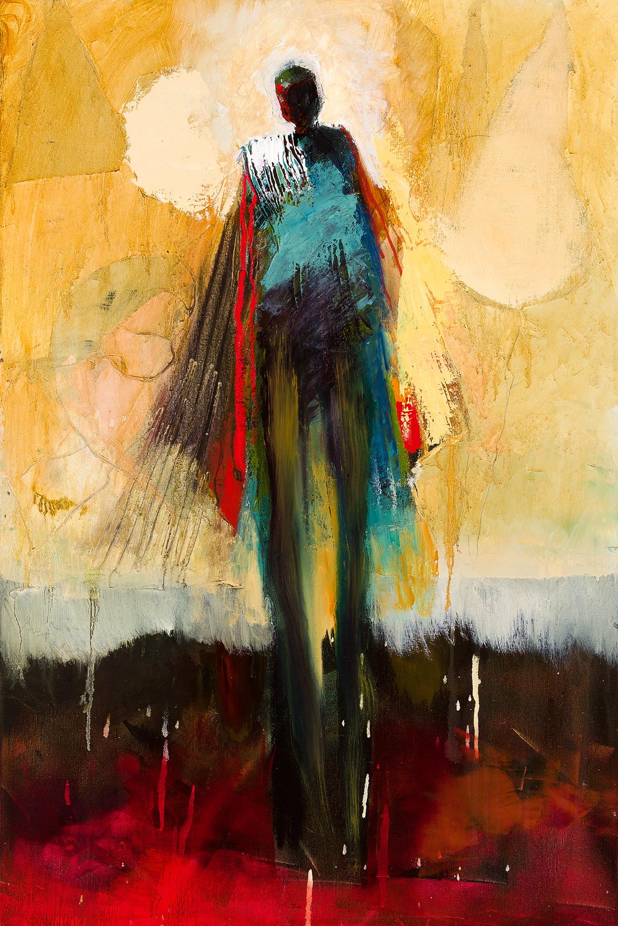 Kathy Jones Figurative Painting - New to Me