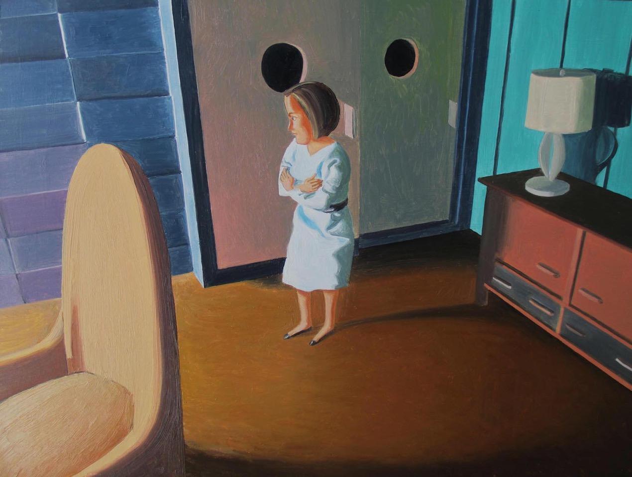 Kathy Osborn Interior Painting - Tan Chair