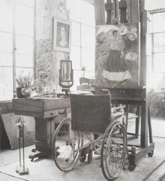 Chambre à coucher de Frida Kahlo, années 1950 - Kati Horna (Photographie en noir et blanc)