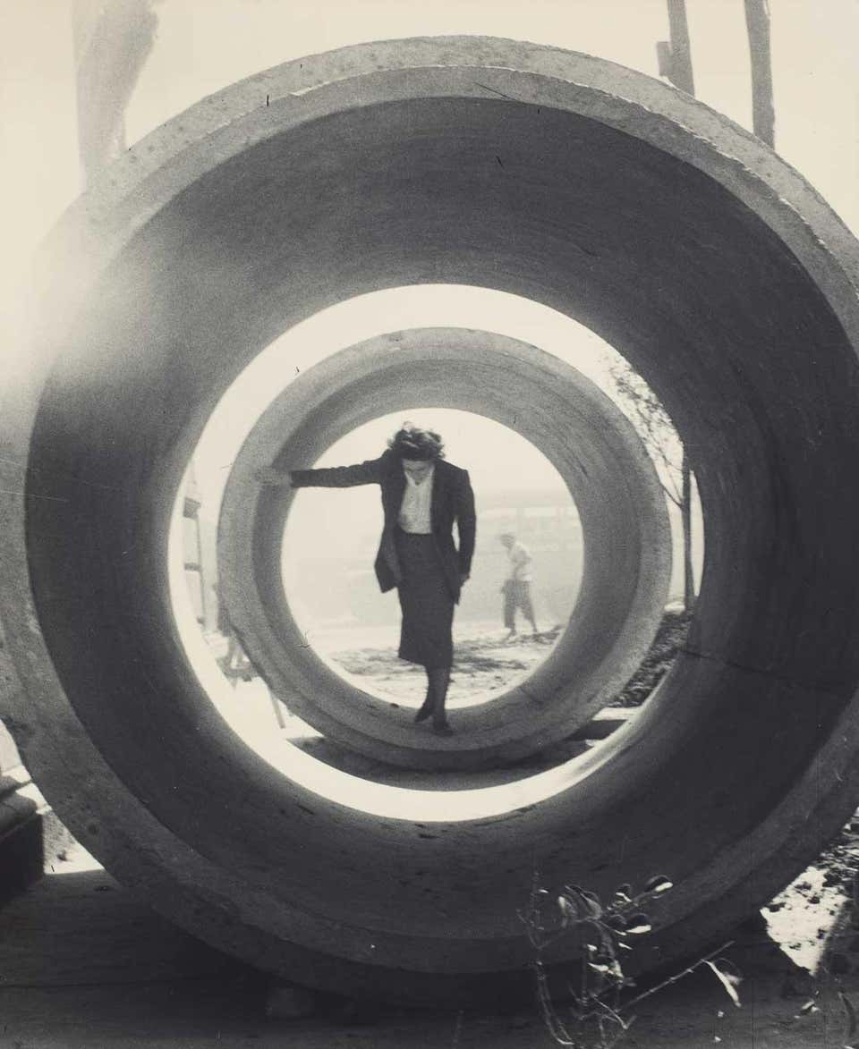 Leonora Carrington in Mexico City, 1950s - Kati Horna (B&W Photography)