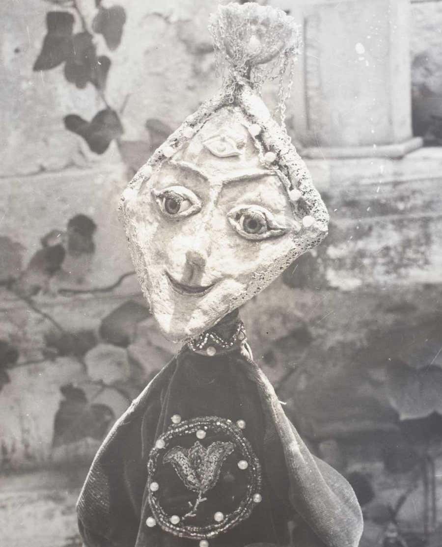 Portrait of a Doll Made by Kati Horna - Kati Horna (Black & White Photography)