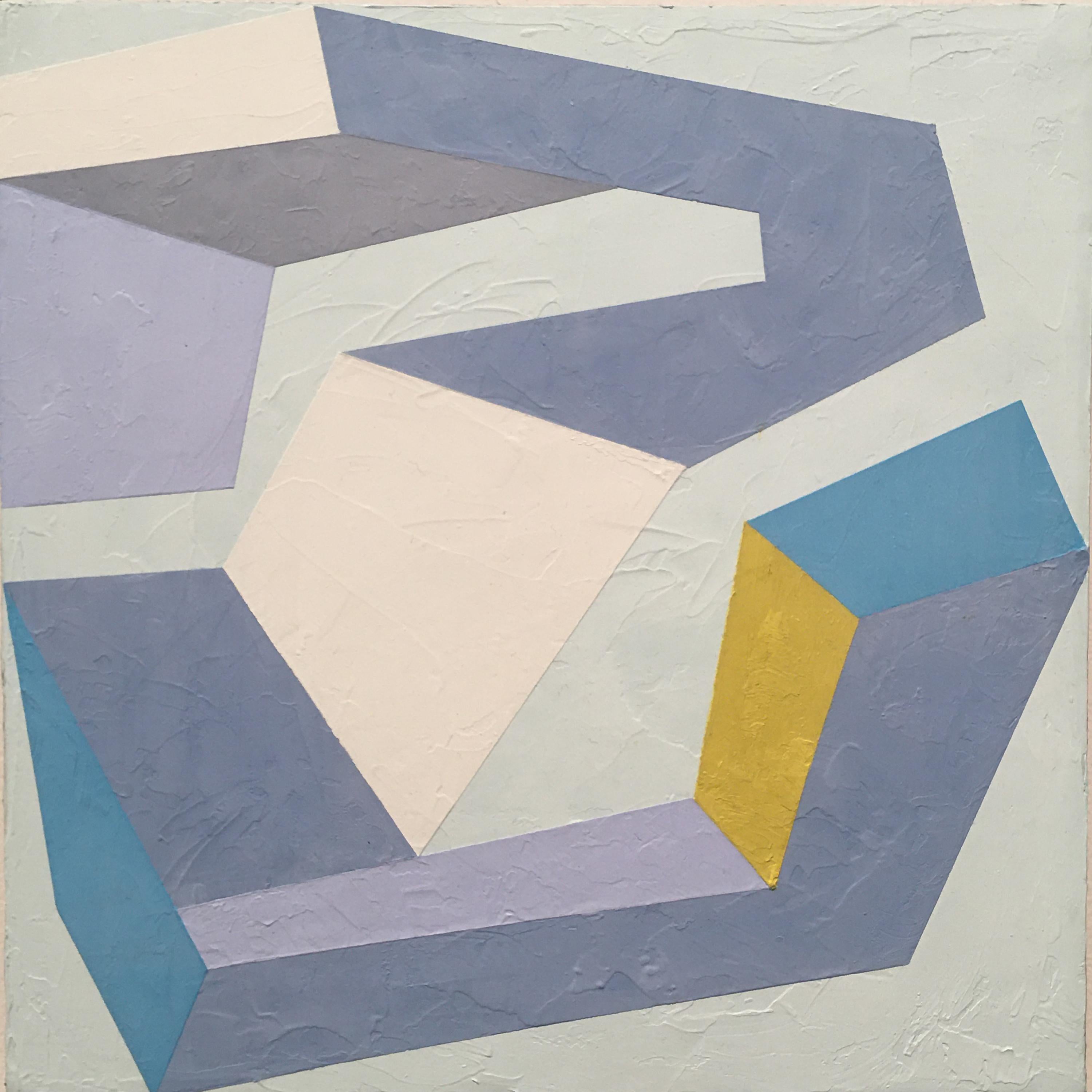 Kati Vilim Abstract Painting - BETWEEN SHIFTS 1
