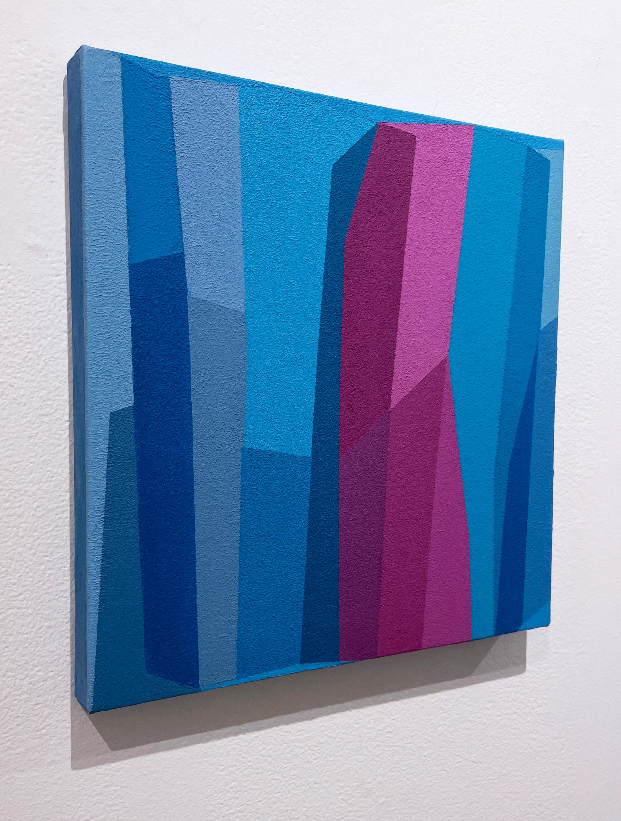 Maßgeschneiderte technische Vorlieben IV (Blau), Abstract Painting, von Kati Vilim