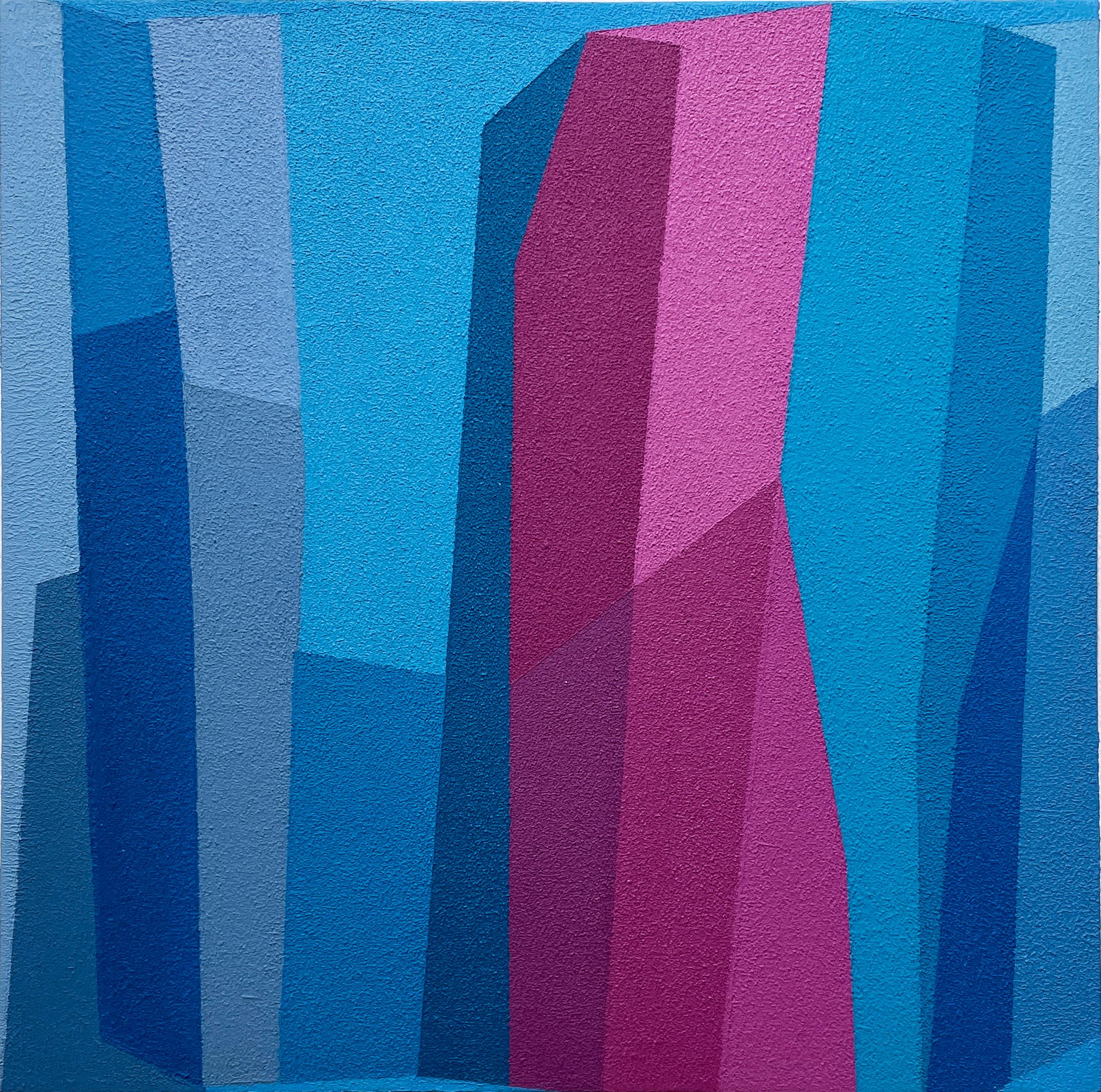 Uniformly Coordinated Tectonic Preferences IV - Abstract Geometric Painting by Kati Vilim