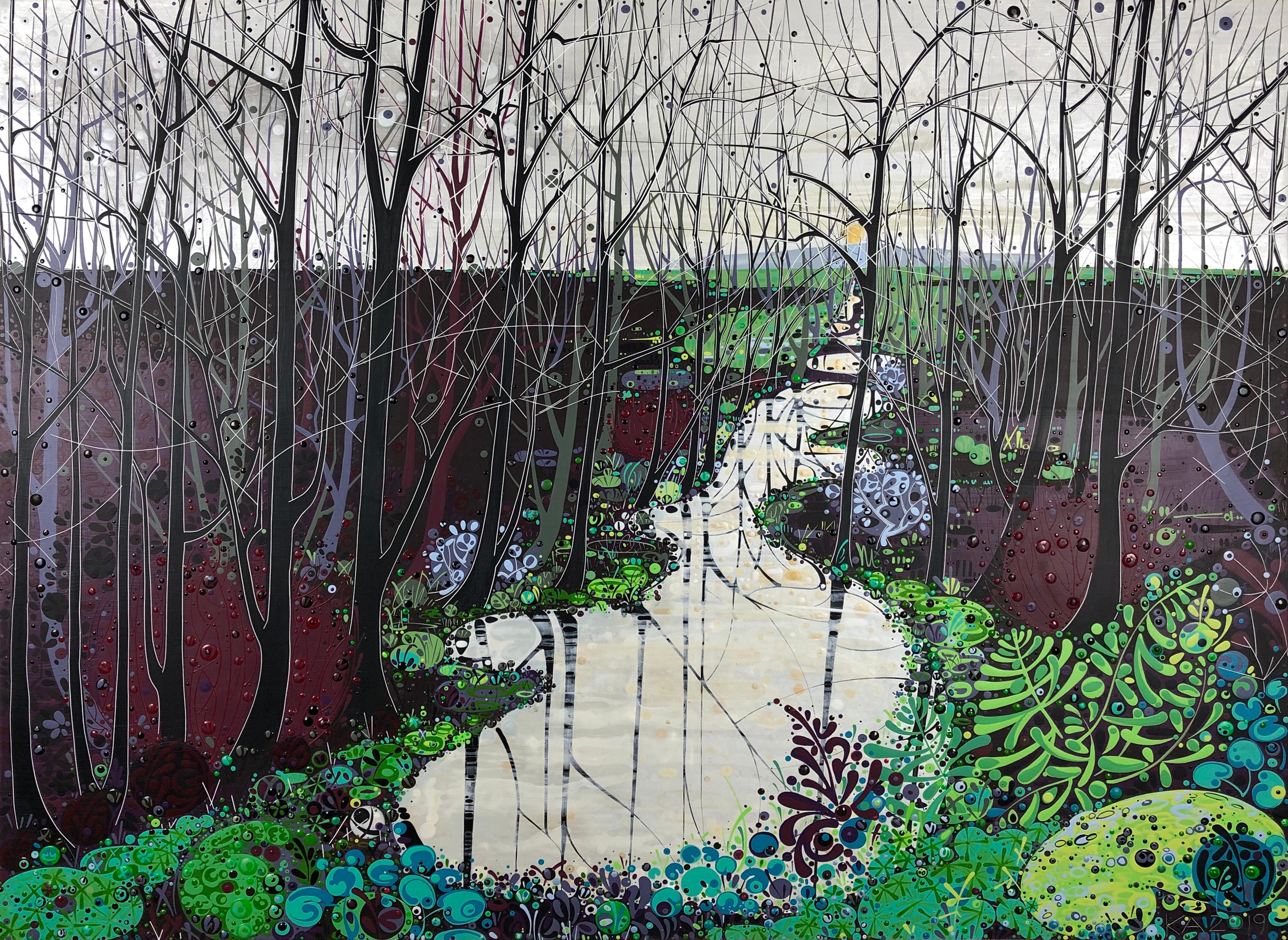 Katie Allen Landscape Painting - Mid Winter Marchland 1