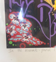 Paysage abstrait stylisé, impression en édition limitée « In the moment 1 »