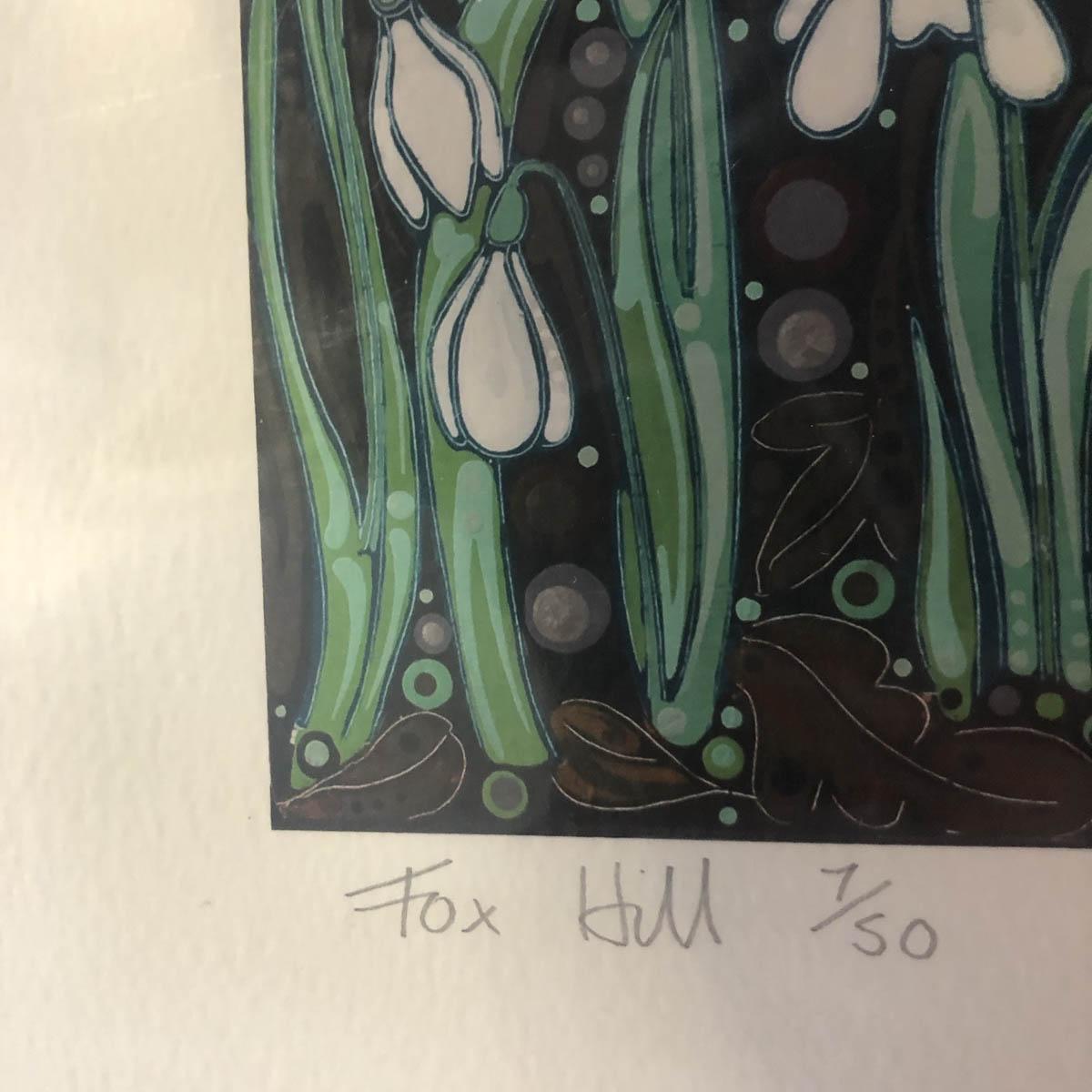 Katie Allen Fox Hill Stampa giclée in edizione limitata, Arte astratta del paesaggio e della natura in vendita 2