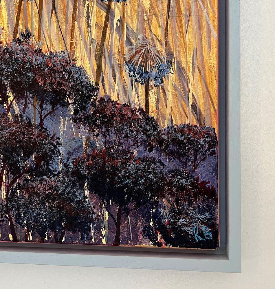 Framed Size - 64 x 94 cm

Inspired by the stunning Jurassic coastline and the rolling hills of Somerset and
Dorset, Katie Brent works expressively with a variety of mediums: oils, acrylic,
mixed media and aquatint printing. First taking photographs