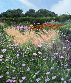 Scabiosa, Hauser and Wirth - Landscape, fields, flowers, nature, countryside