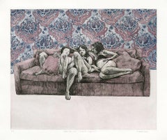 "That One Time I Modeled Lingerie" Printmaking: Photogravure, Aquatint Etching