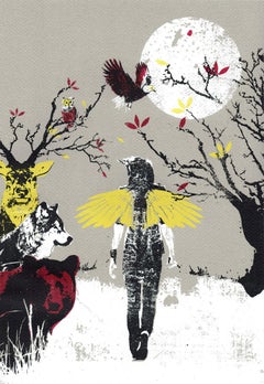 Guiding the Way II and Think Big III diptych