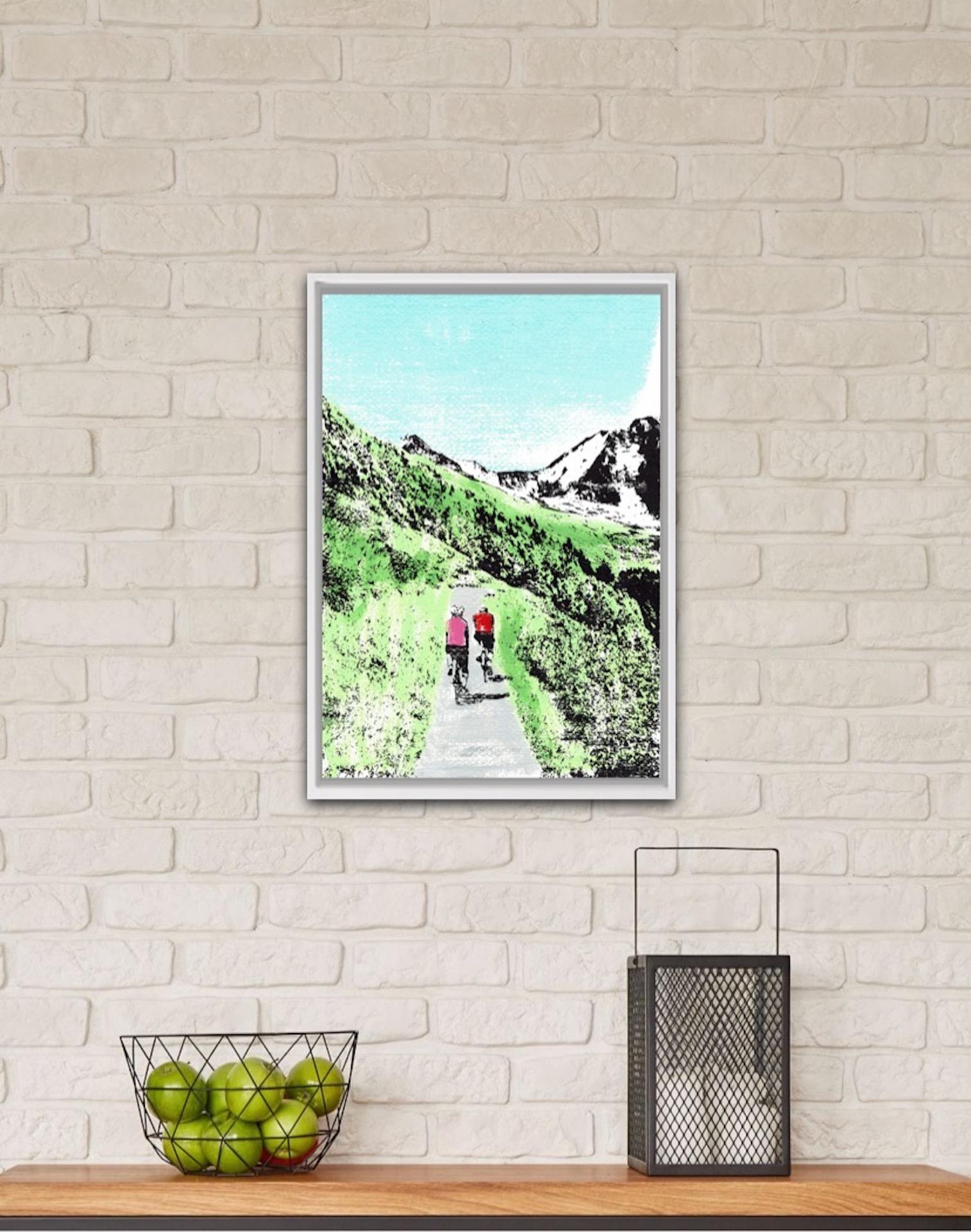 Katie Edwards
Exploring The Alpines
Limited Edition Silkscreen Print
Edition of 50
Size: H 40.5cm x W 30.5cm
Free Shipping
Please note that in situ images are purely an indication of how a piece may look.

‘Exploring the Alpines’ is a limited