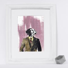'Top Dog' original silkscreen print, Fabriano paper, animal print, dog