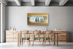 Dollar, Digital Artwork, Limited Edition Pop Art Photograph on Aluminium