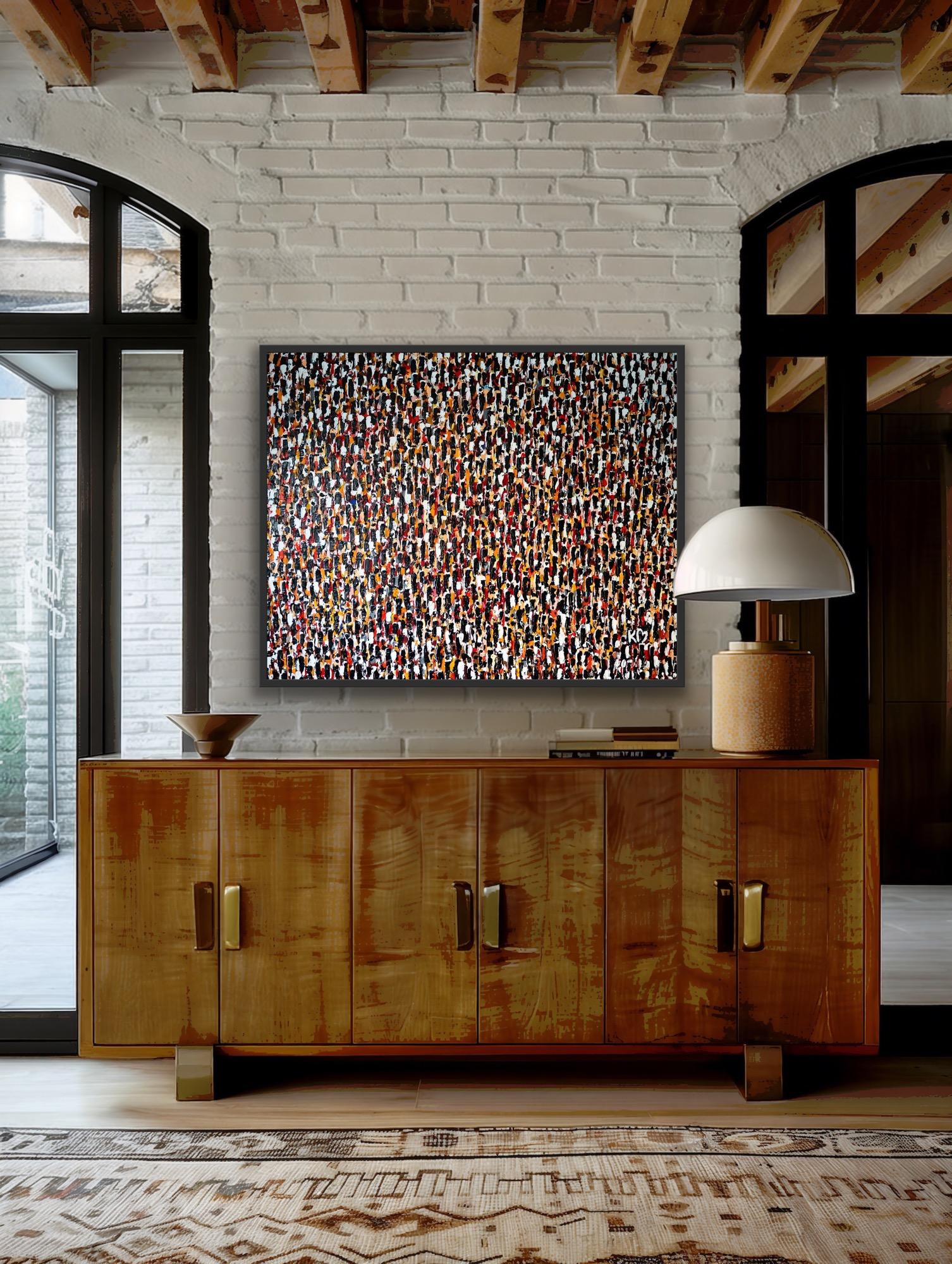 Knebworth, Originalgemälde, zeitgenössisch, Landschaft – Painting von Katie Murrell