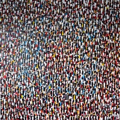 Revolt & Knebworth, diptych, original painting, contemporary, landscape