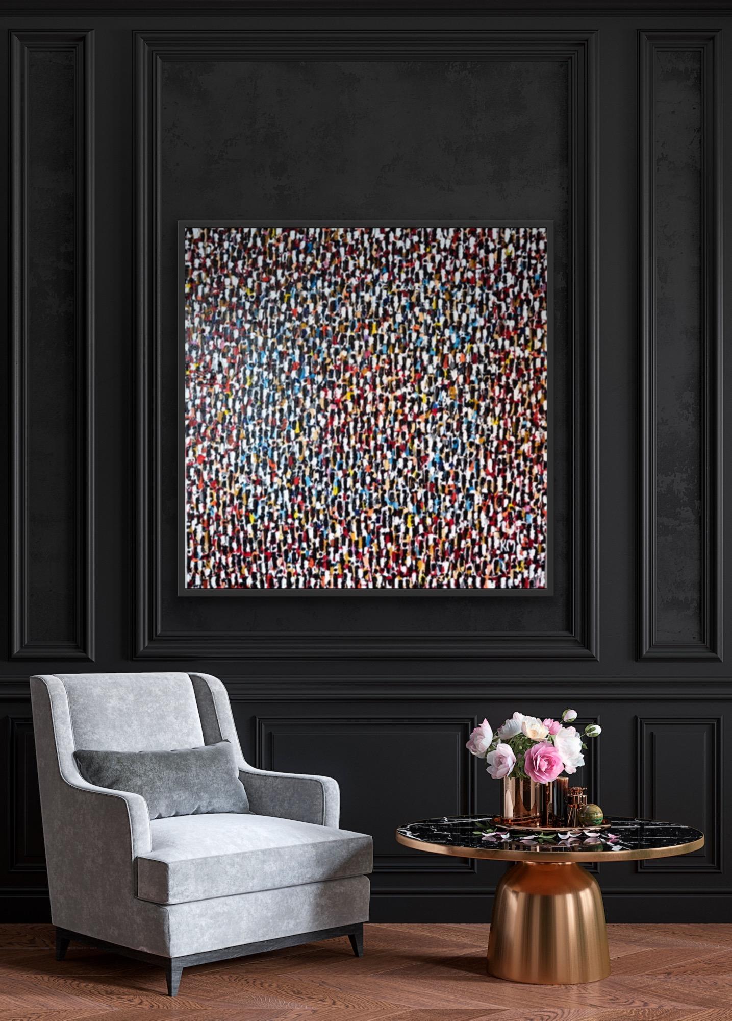 Revolte, Originalgemälde, zeitgenössisch, Landschaft im Angebot 3