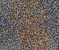 „Uptown“, Originalgemälde, zeitgenössisch, Landschaft