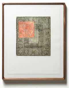 « Somebody that I Used to Know », gravure en taille-douce sur deux plaques, motif floral